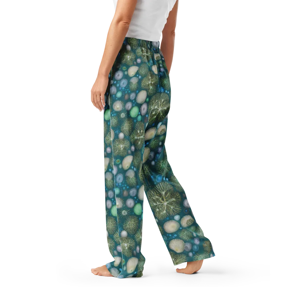 Abyssal Garden on Women's Pajama Pants — Left