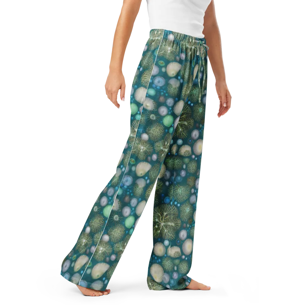 Abyssal Garden on Women's Pajama Pants — Right Front