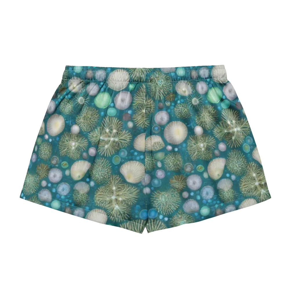 Abyssal Garden on Women's Pajama Shorts — Back