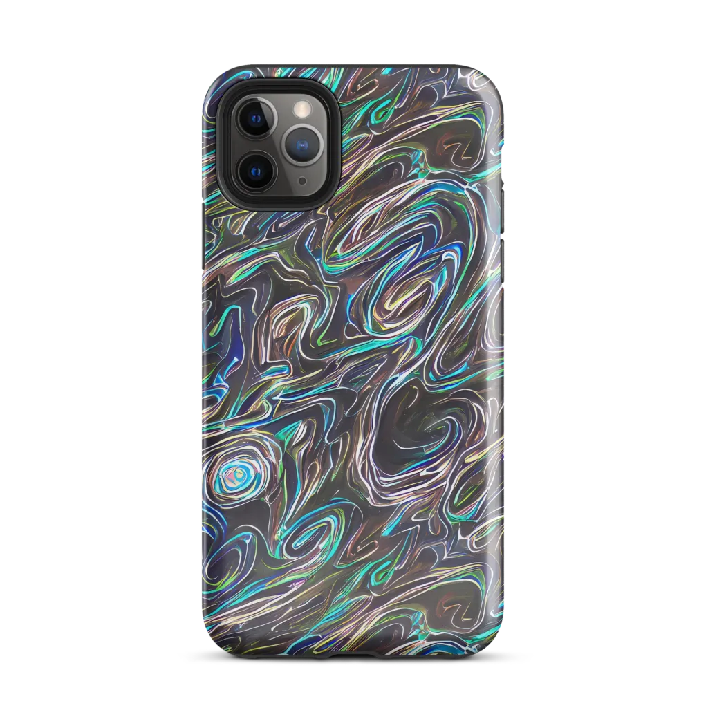 Iridescent Riptide on Tough Case for iPhone® — Front