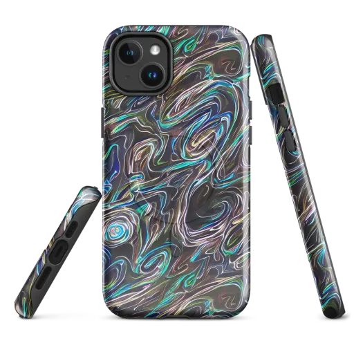 Iridescent Riptide on a MagSafe Tough Case for iPhone®