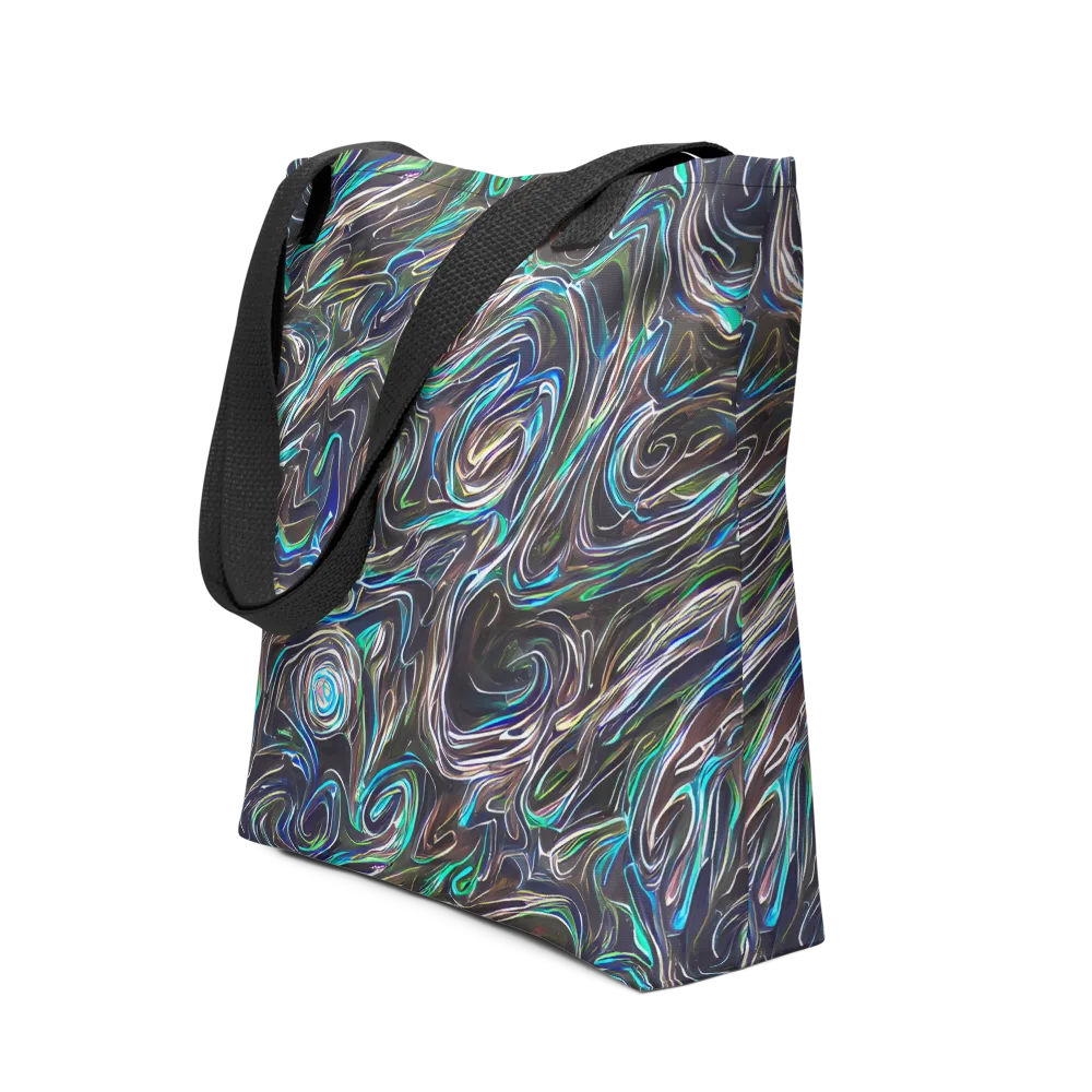 Iridescent Riptide on Tote Bag — Front