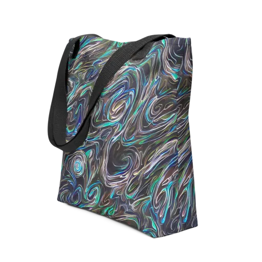 Iridescent Riptide on a Tote Bag