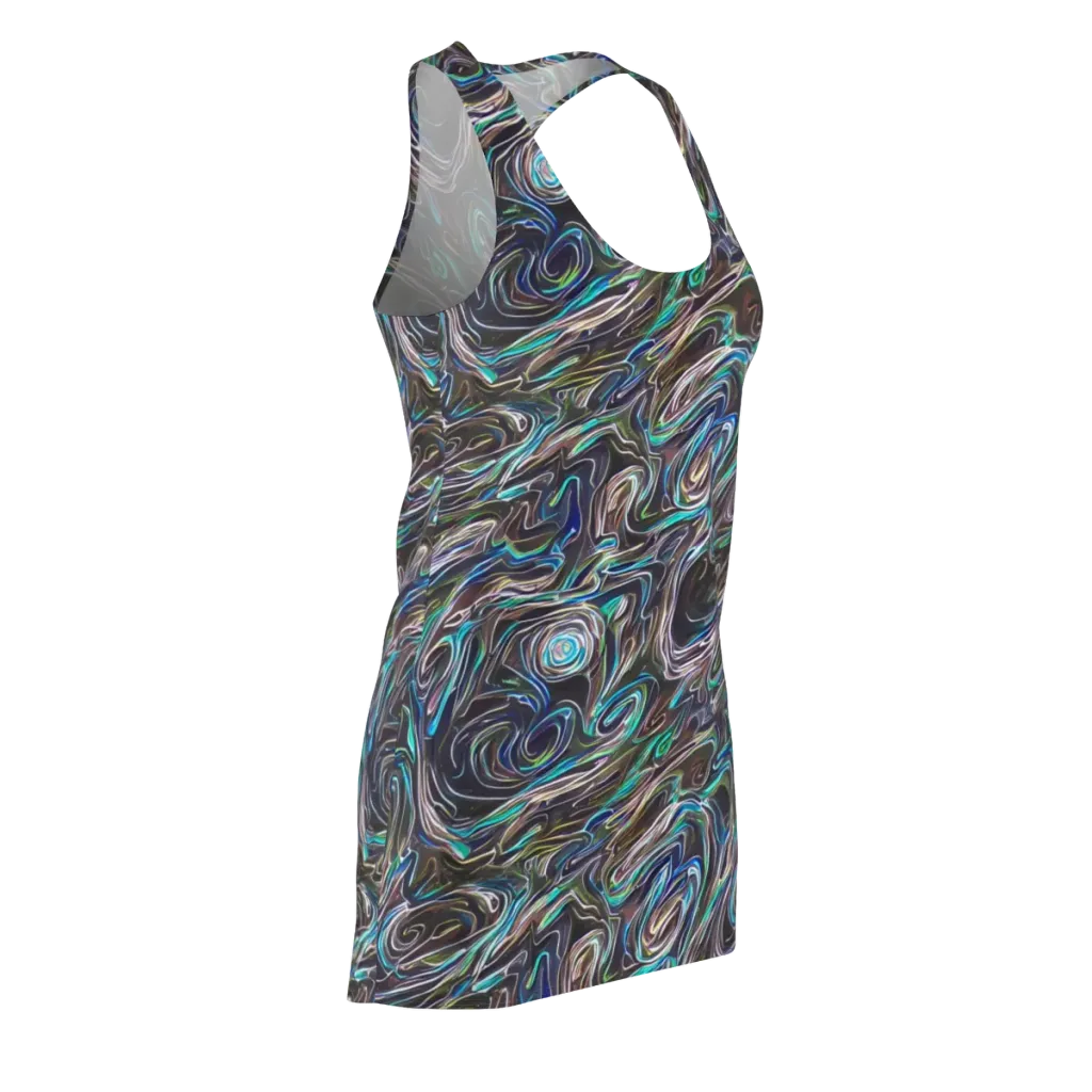 Iridescent Riptide on Racerback Dress — Front Side