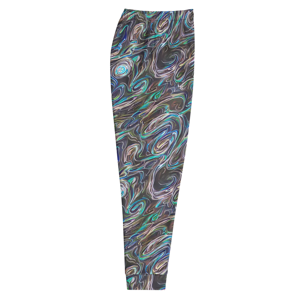 Iridescent Riptide on Men's Joggers — Right