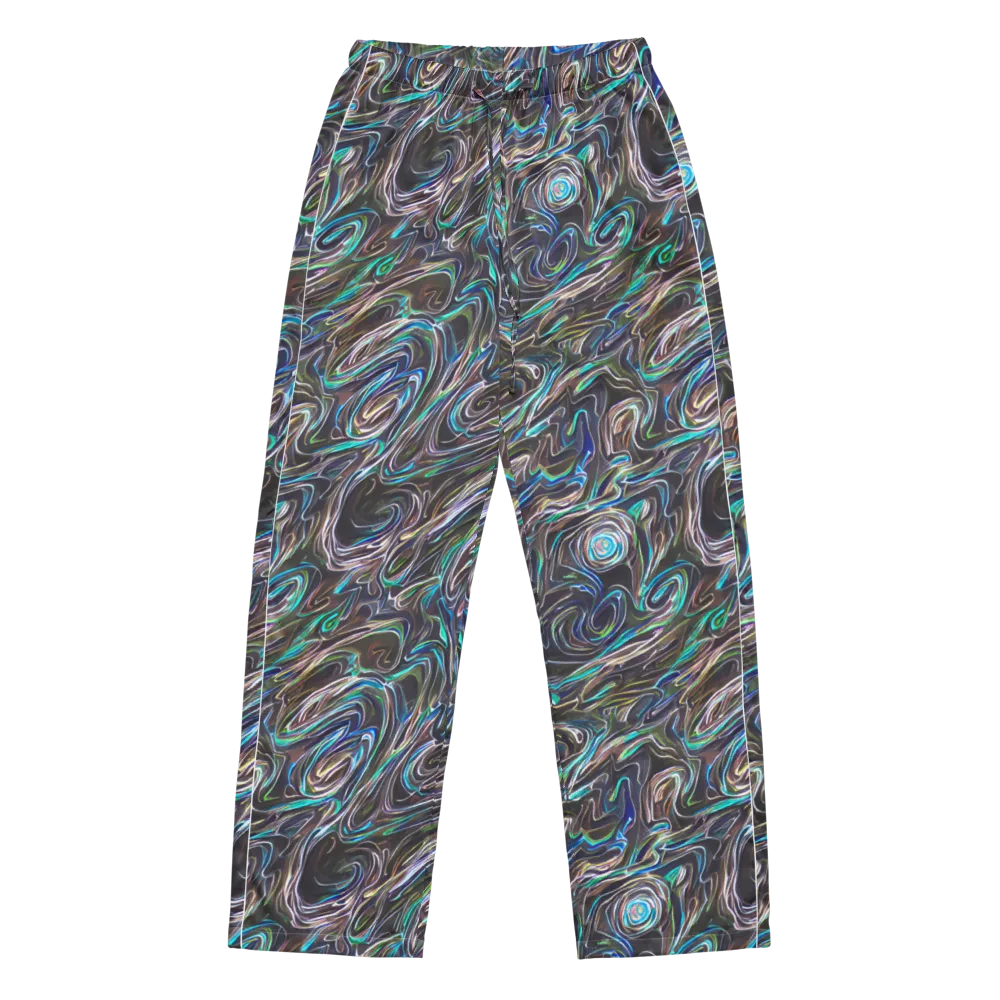 Iridescent Riptide on Women's Pajama Pants — Front