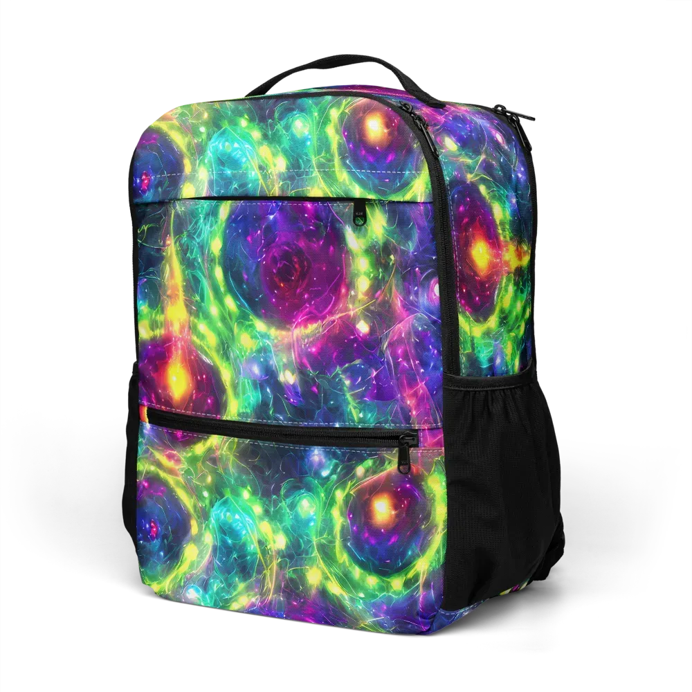 Aurora Bloom on Utility Backpack — Left Front