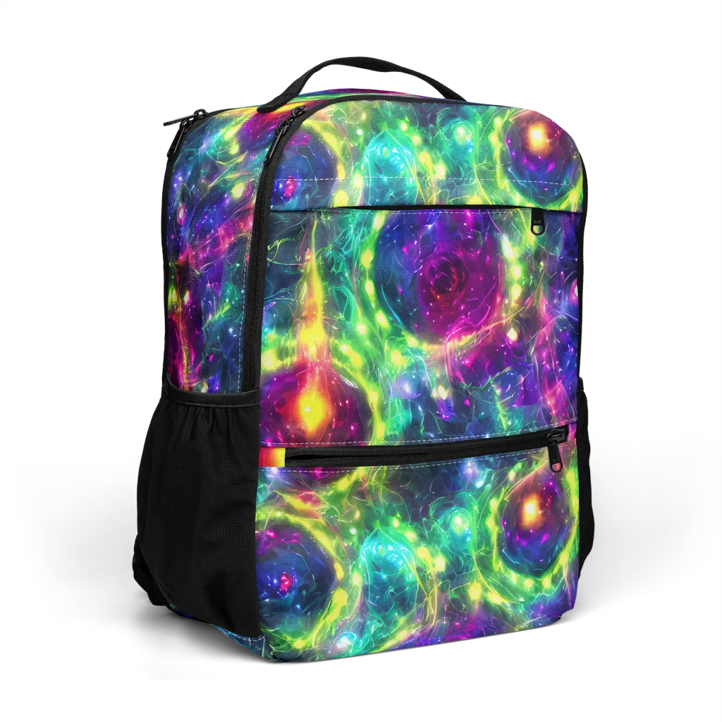 Aurora Bloom on Utility Backpack — Right Front