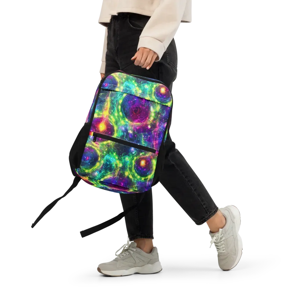 Aurora Bloom on Utility Backpack — Front