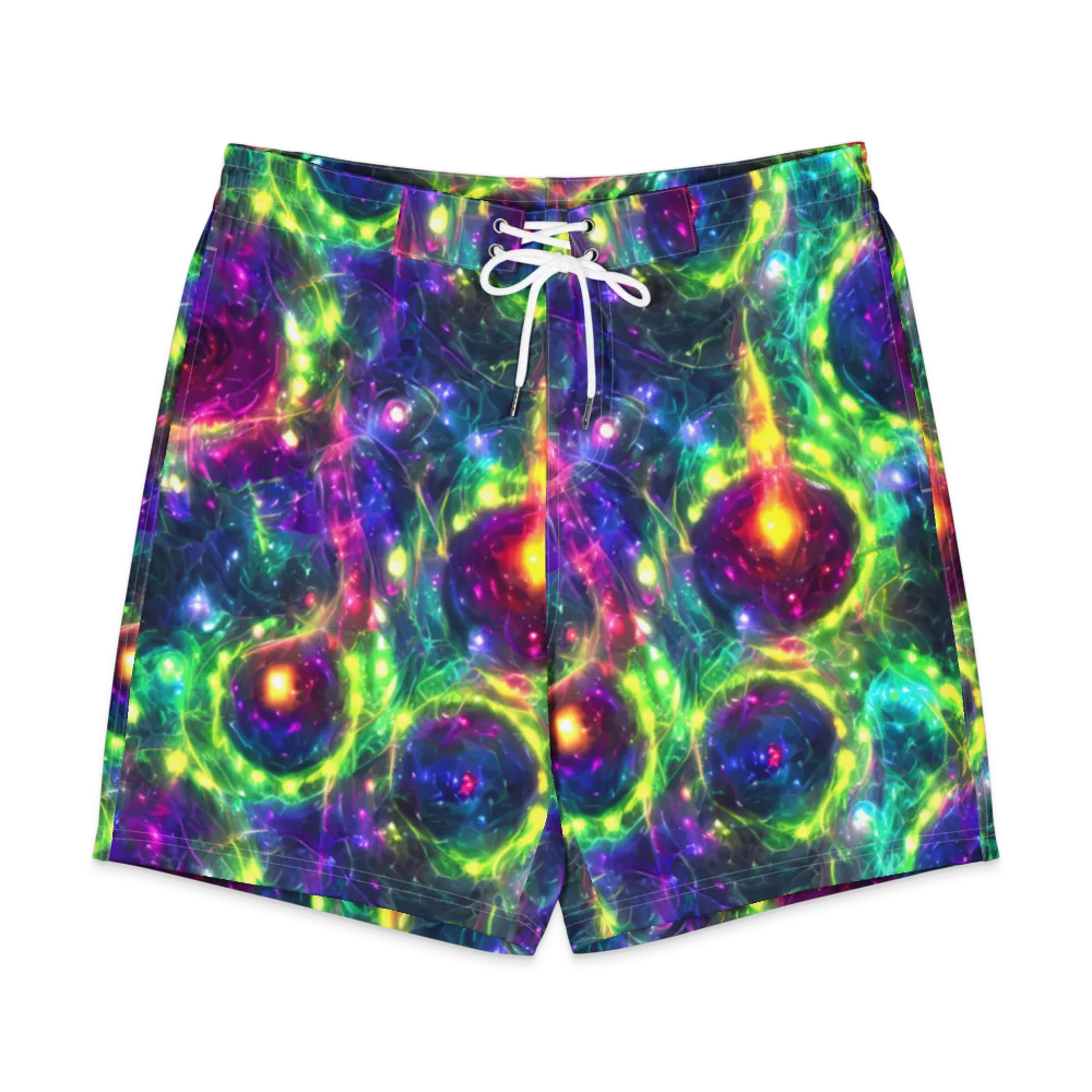 Aurora Bloom on Men's Board Shorts — Front