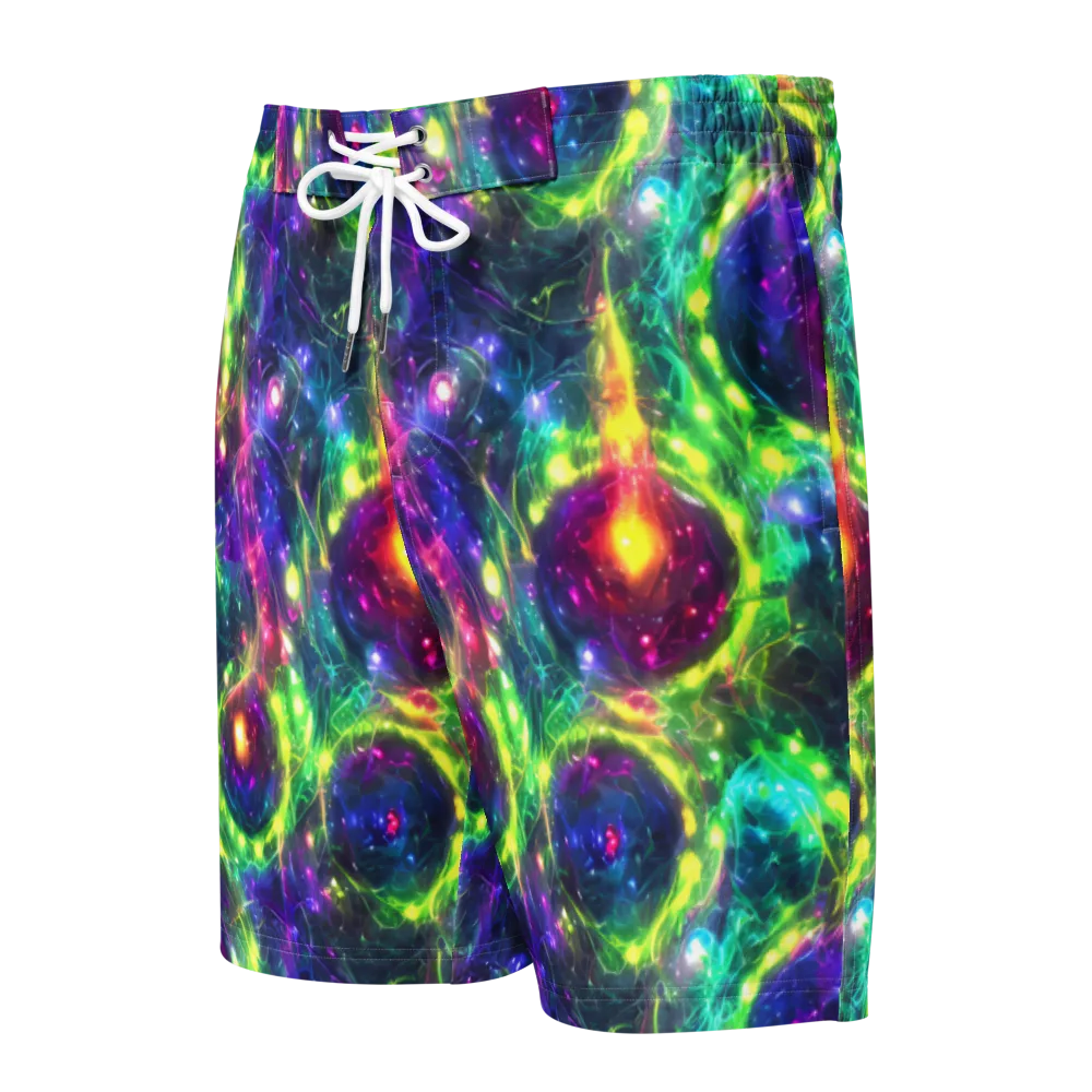 Aurora Bloom on Men's Board Shorts — Front