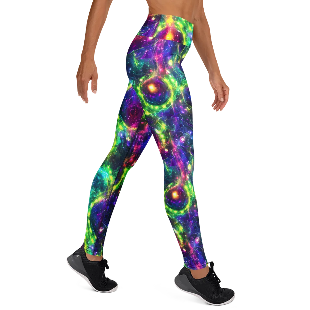 Aurora Bloom on Yoga Leggings — Right