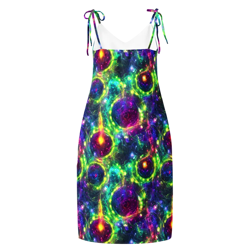 Aurora Bloom on Slip Dress — Back