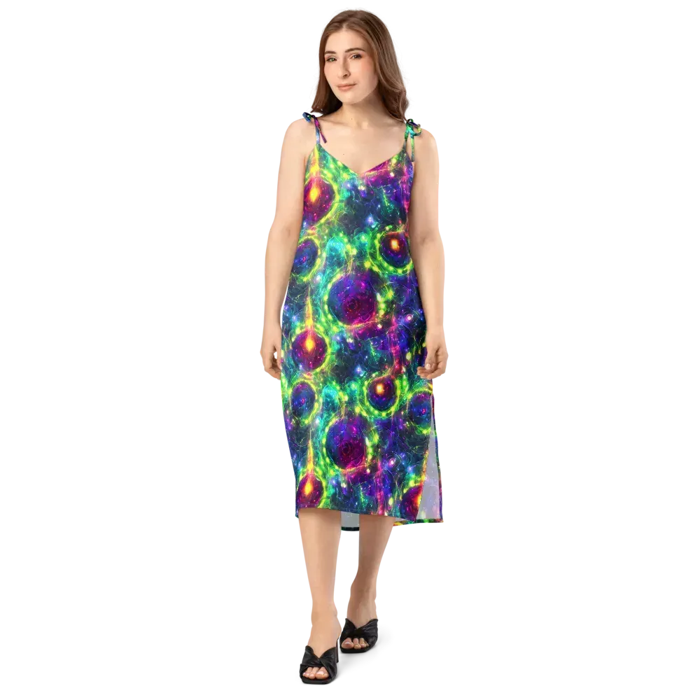 Aurora Bloom on Slip Dress — Front