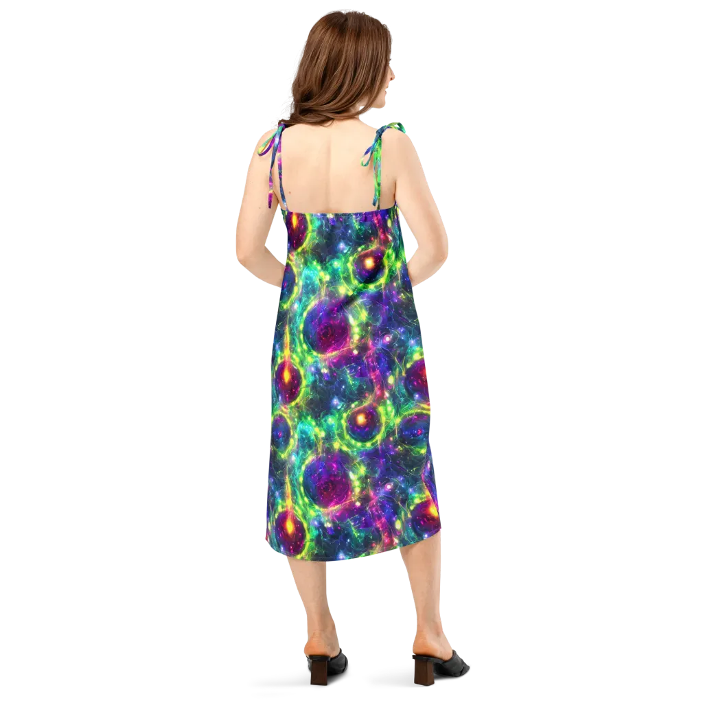 Aurora Bloom on Slip Dress — Back
