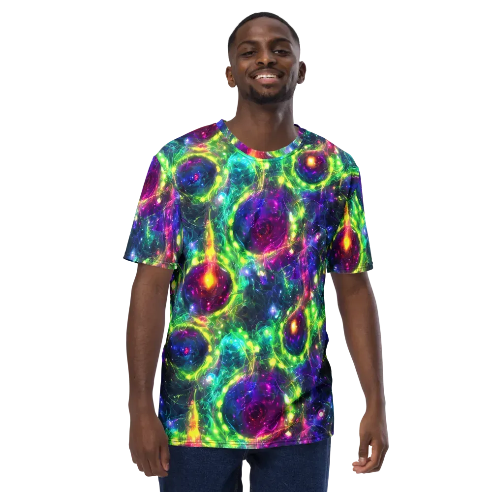 Aurora Bloom on Men's Crew Neck T-Shirt — Front