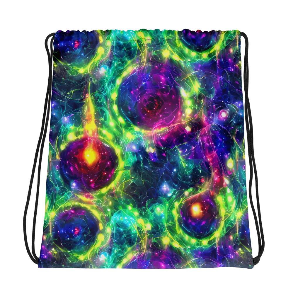 Aurora Bloom on Drawstring Bag — Photo