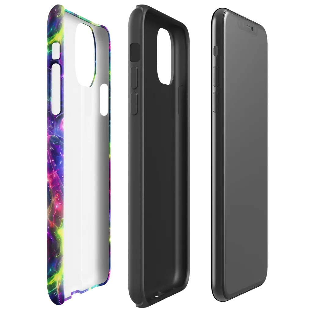 Aurora Bloom on Tough Case for iPhone® — Right