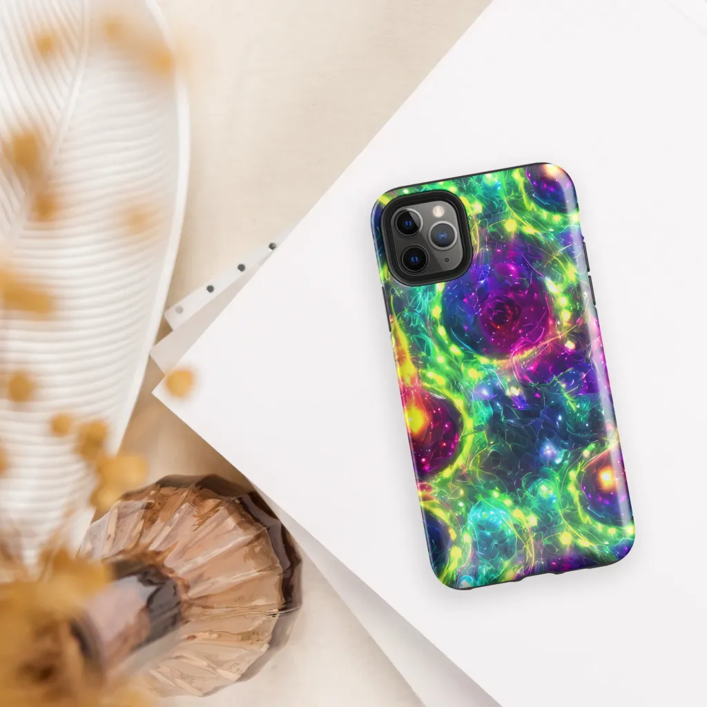 Aurora Bloom on Tough Case for iPhone® — Front
