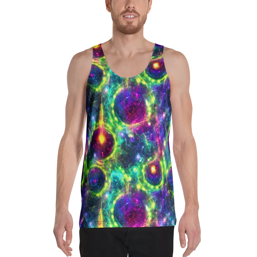 Aurora Bloom on Men's Tank Top — Front