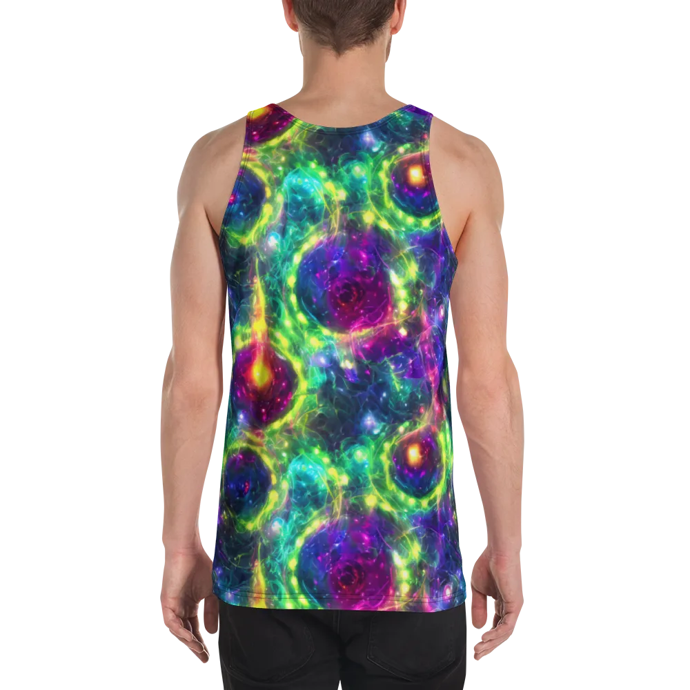 Aurora Bloom on Men's Tank Top — Back