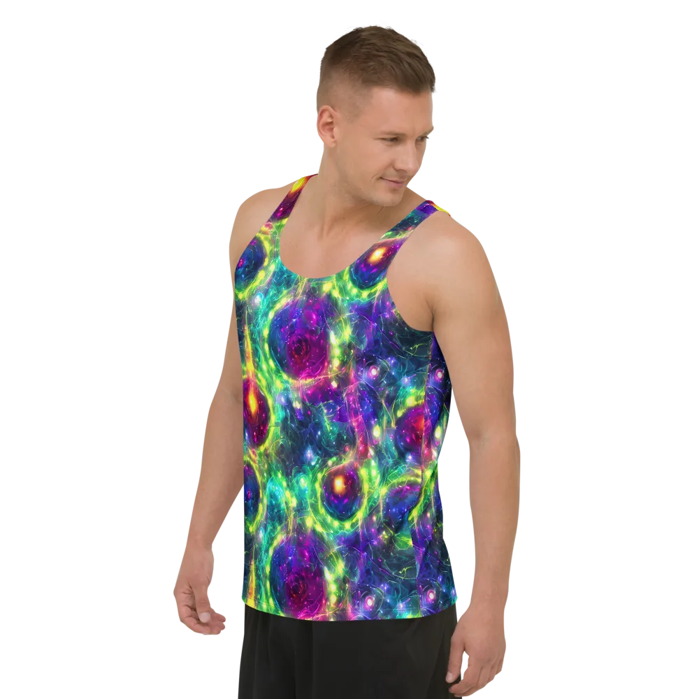 Aurora Bloom on Men's Tank Top — Left Front