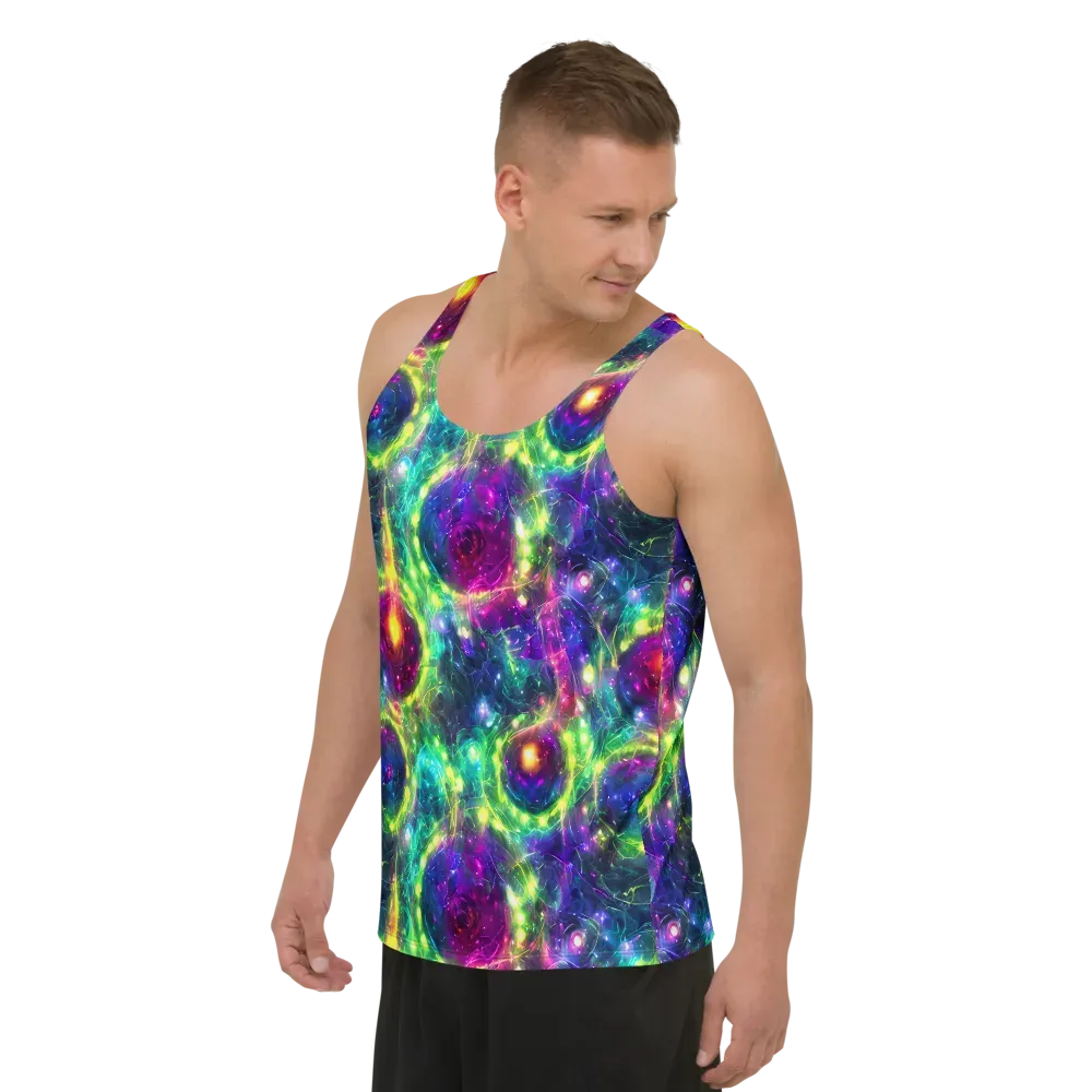 Aurora Bloom on Men's Tank Top — Left Front