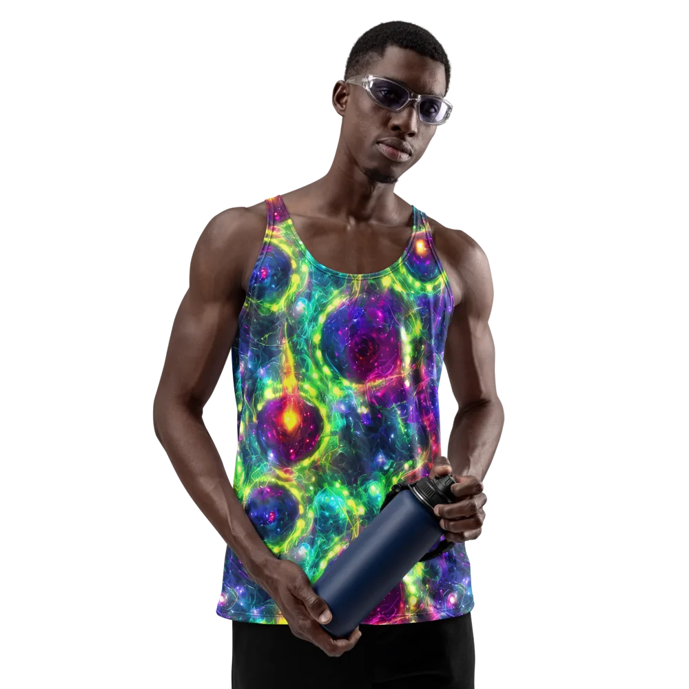 Aurora Bloom on Men's Tank Top — Front