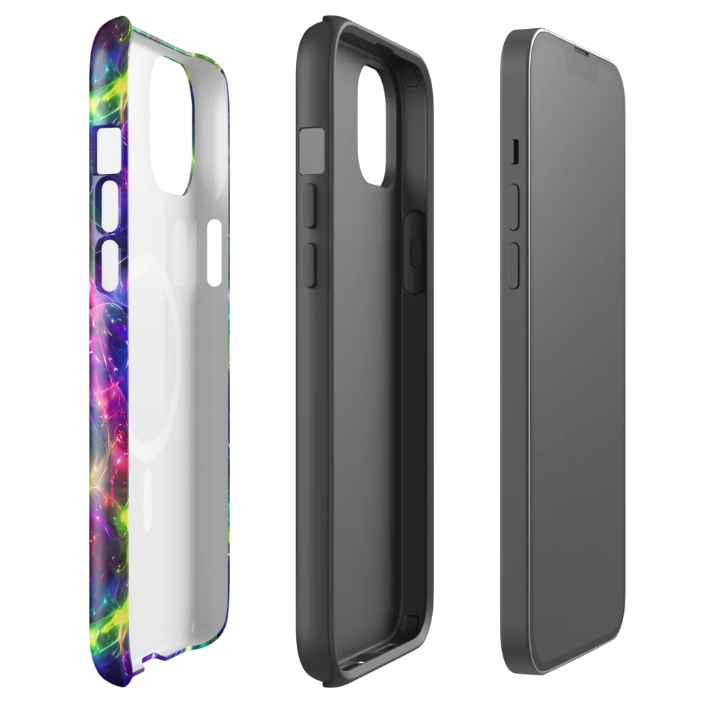 Aurora Bloom on MagSafe Tough Case for iPhone® — Front