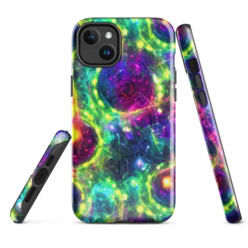Aurora Bloom on MagSafe Tough Case for iPhone® — Front
