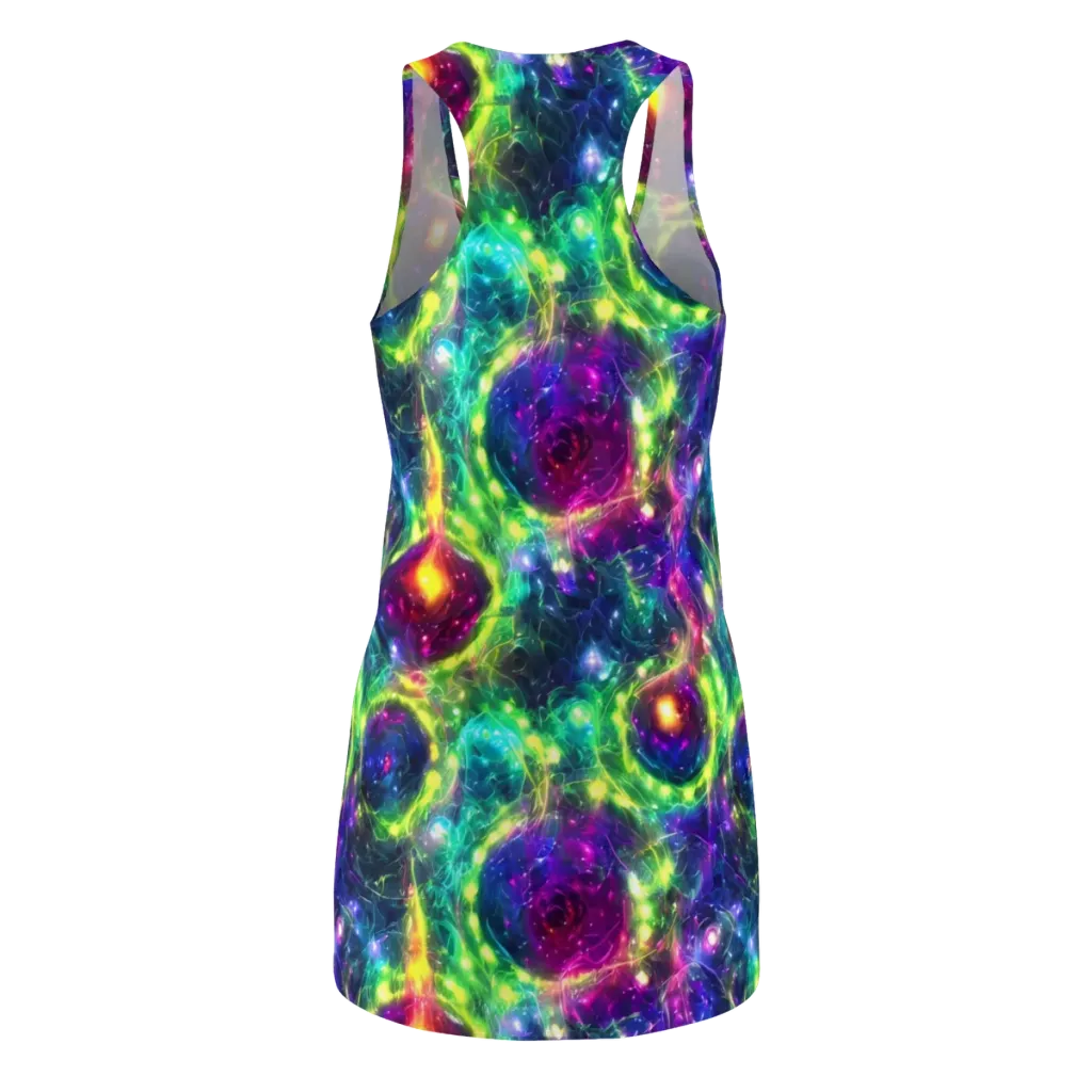 Aurora Bloom on Racerback Dress — Back