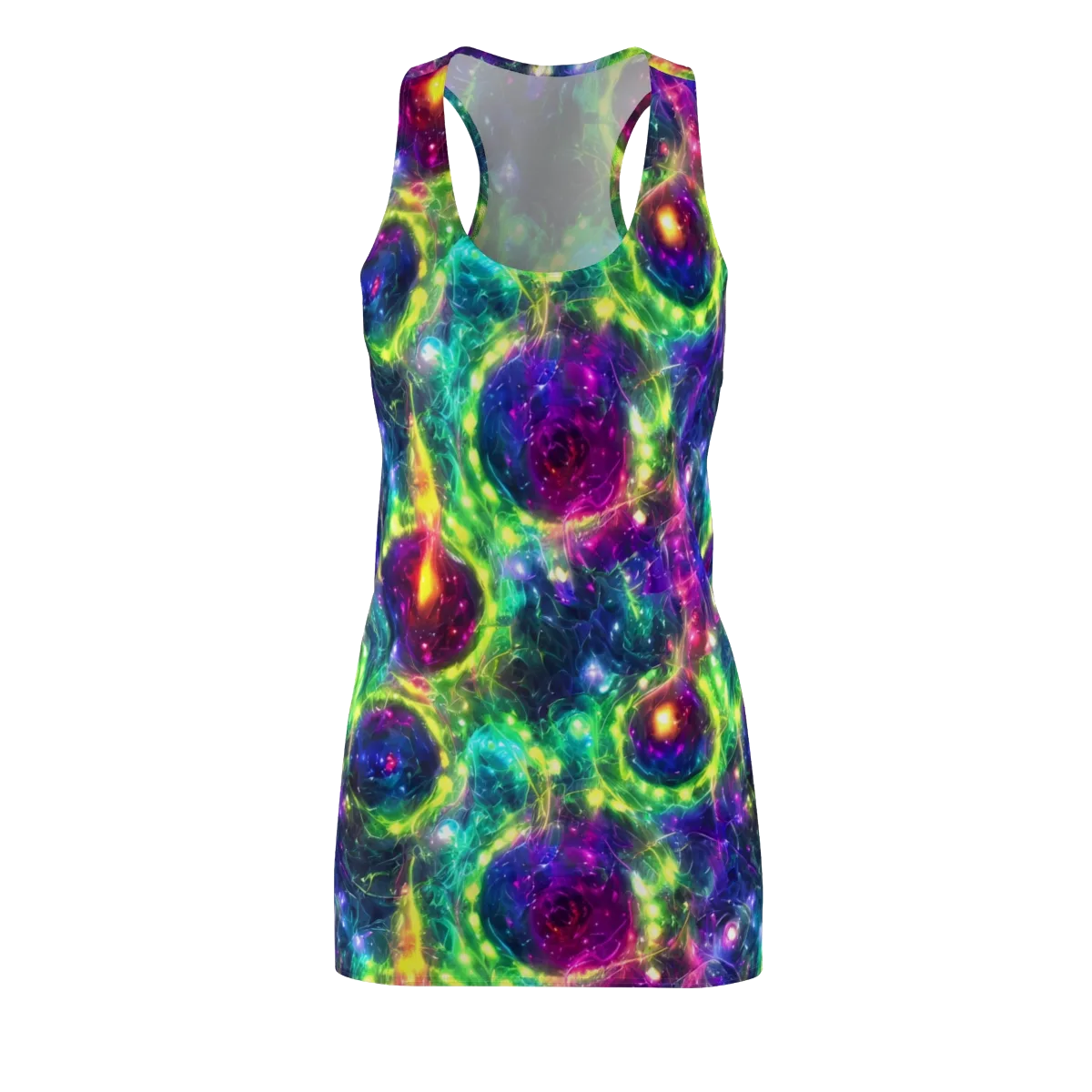 Aurora Bloom on Racerback Dress — Front