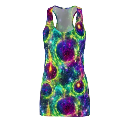 Aurora Bloom on a Racerback Dress