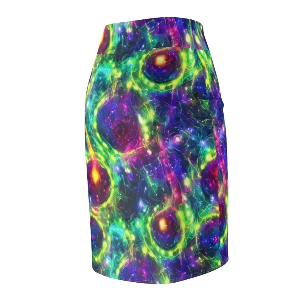 Aurora Bloom on Pencil Skirt — Back Side