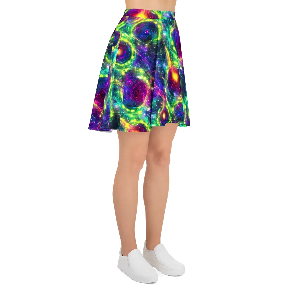 Aurora Bloom on Skater Skirt — Right