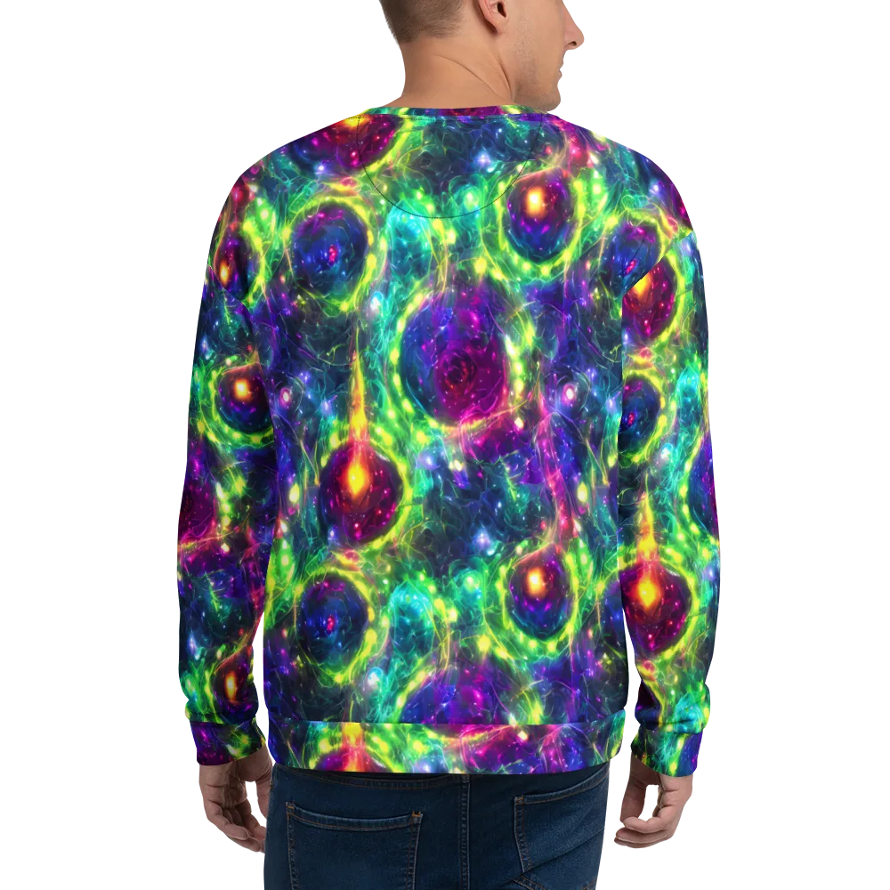 Aurora Bloom on Sweatshirt — Back