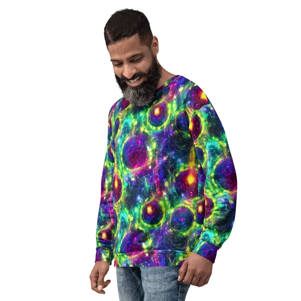 Aurora Bloom on Sweatshirt — Left Front