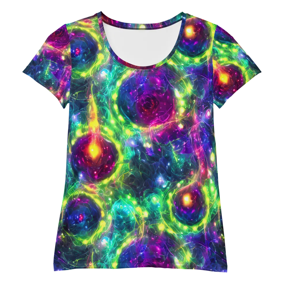 Aurora Bloom on Women's Athletic T-Shirt — Front