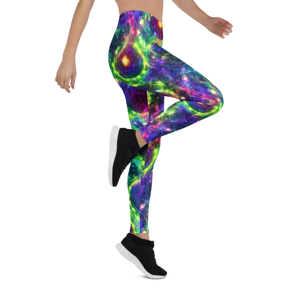 Aurora Bloom on Leggings — Right