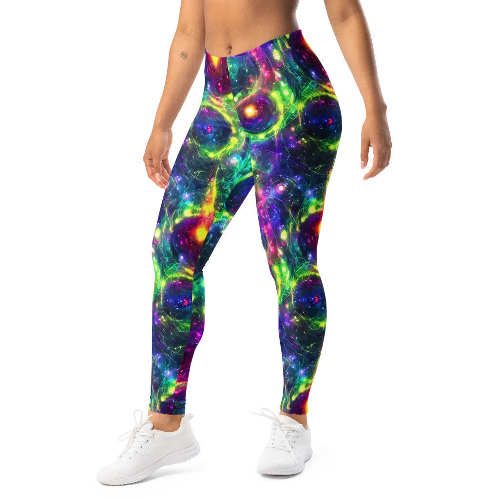 Aurora Bloom on Leggings — Left Front