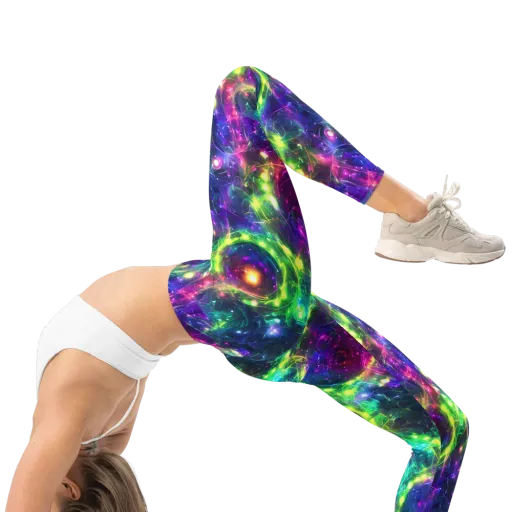 Aurora Bloom on a Leggings