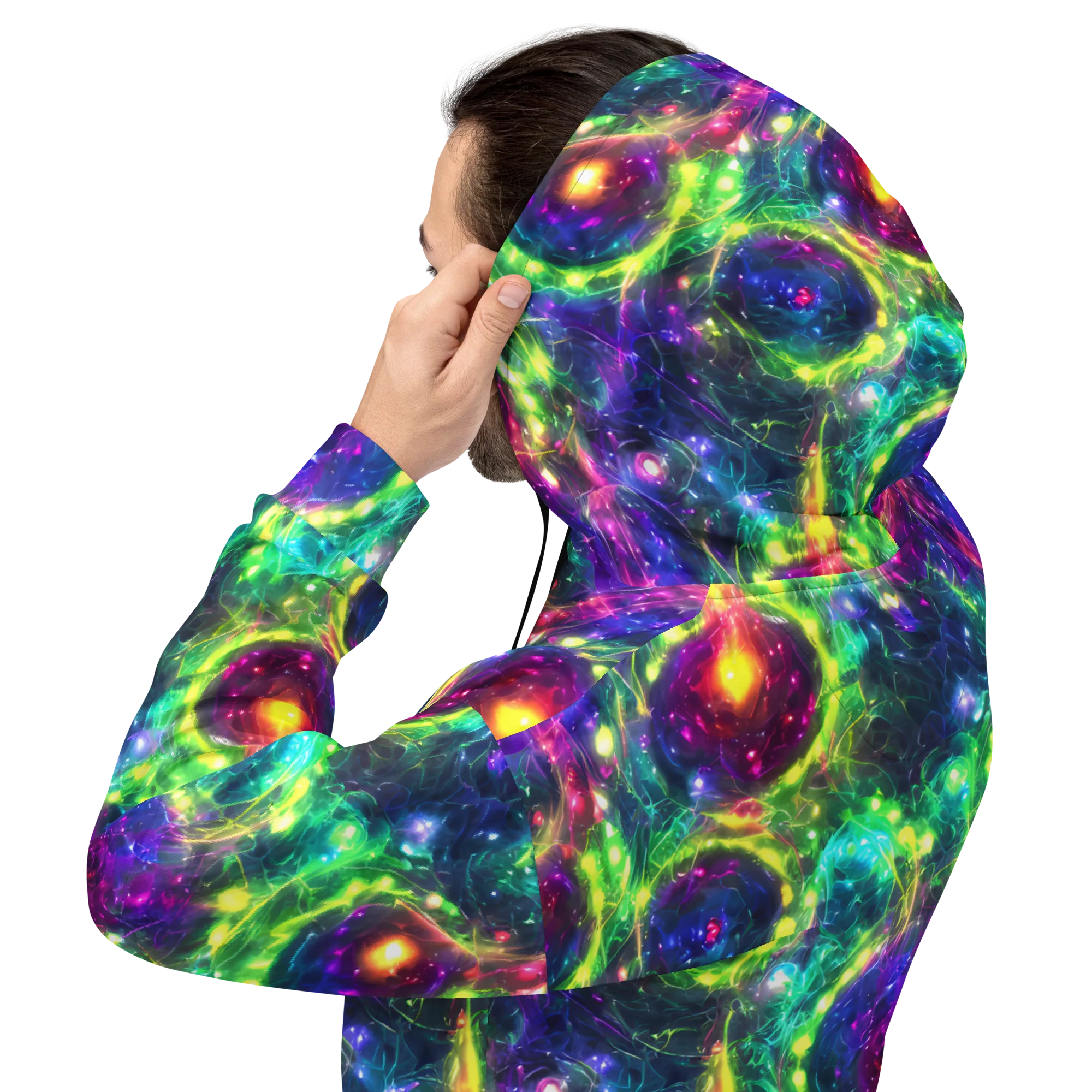 Aurora Bloom on Hoodie — Back