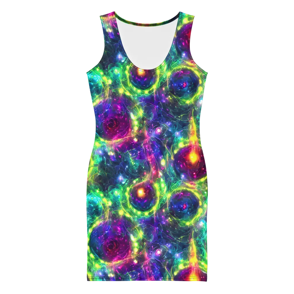 Aurora Bloom on Bodycon Dress — Front
