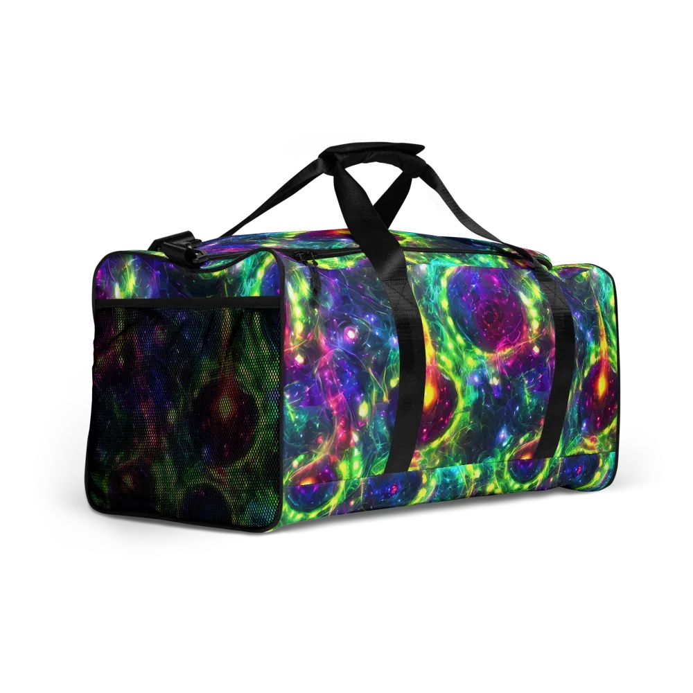 Aurora Bloom on Duffle Bag — Right Front