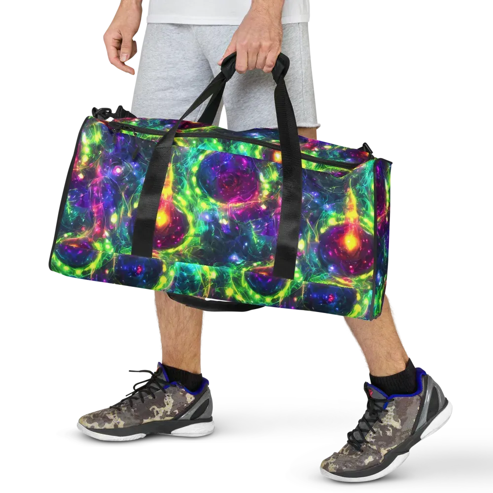 Aurora Bloom on Duffle Bag — Front