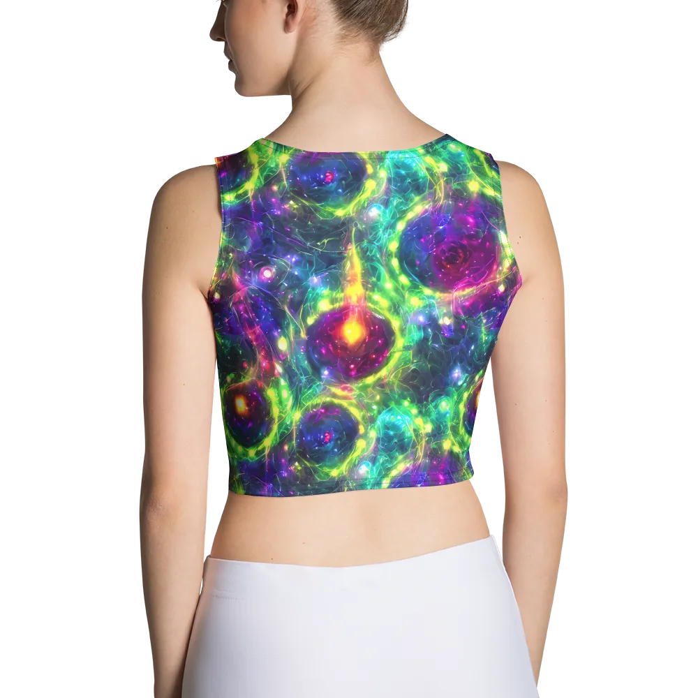 Aurora Bloom on Crop Top — Back