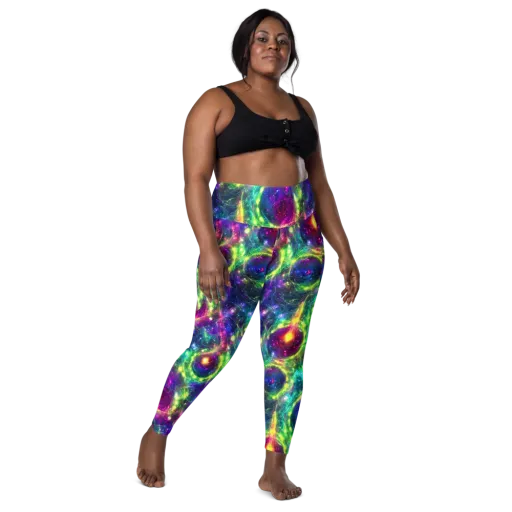 Aurora Bloom on a Leggings with Pockets