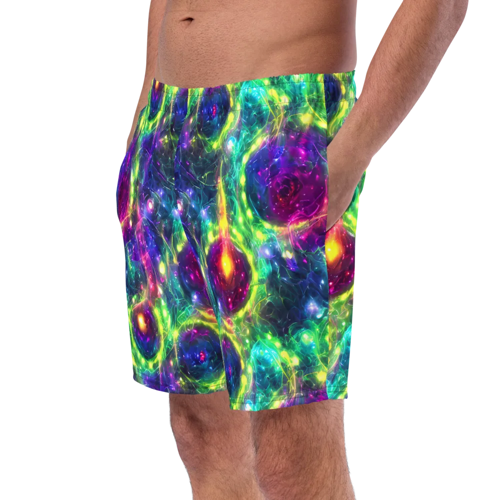 Aurora Bloom on Swim Trunks — Left Front