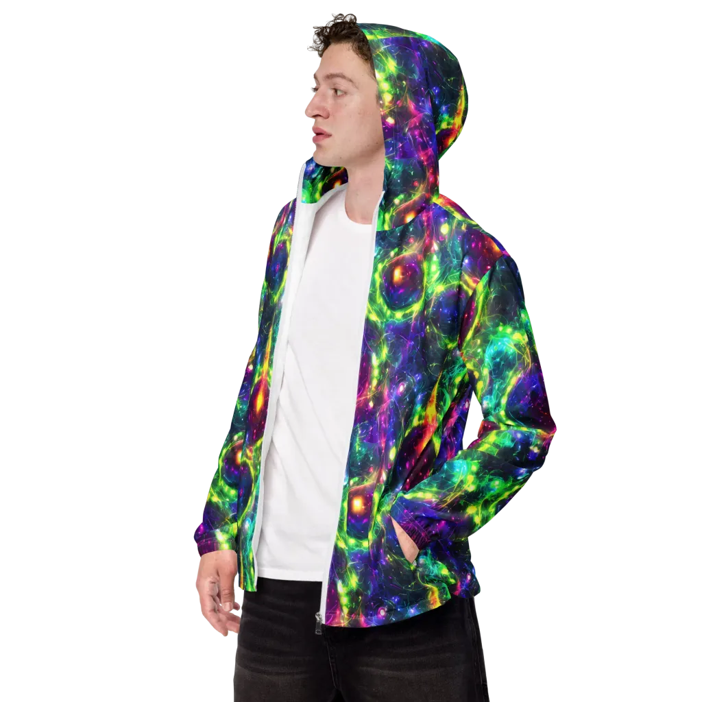 Aurora Bloom on Men's Windbreaker — Left Front