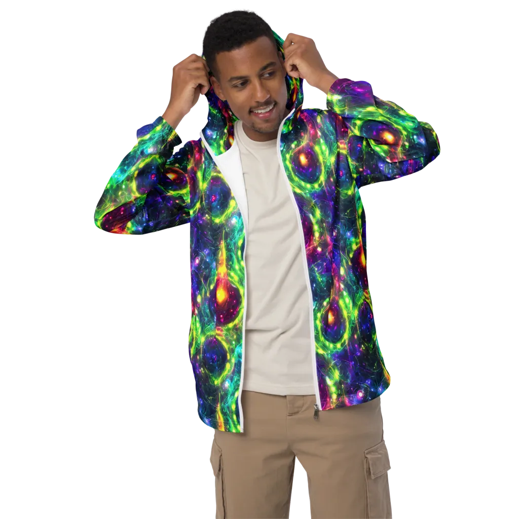 Aurora Bloom on Men's Windbreaker — Front